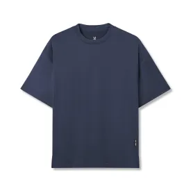 0822. AeroSilver® Oversized Tee - Navy