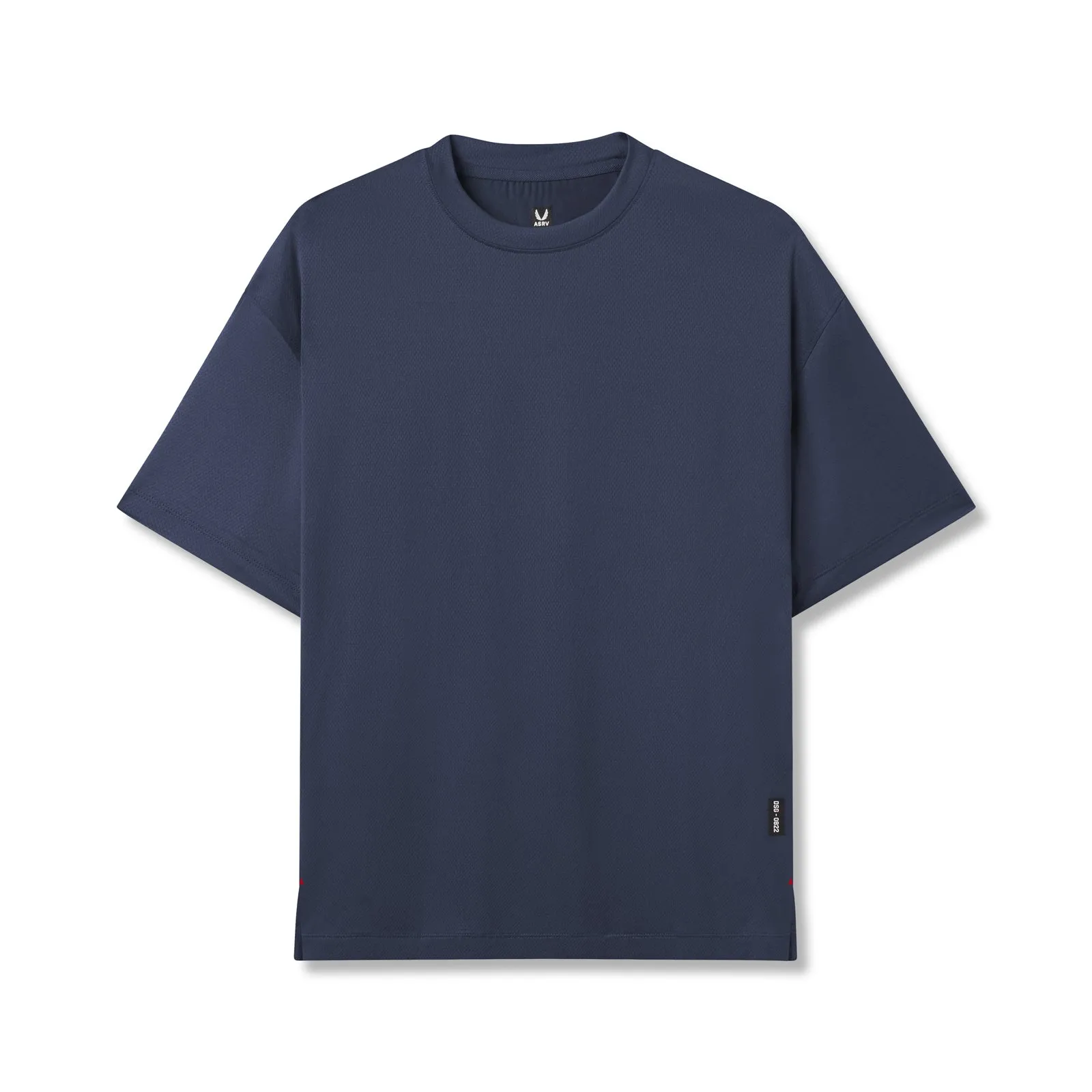 0822. AeroSilver® Oversized Tee - Navy