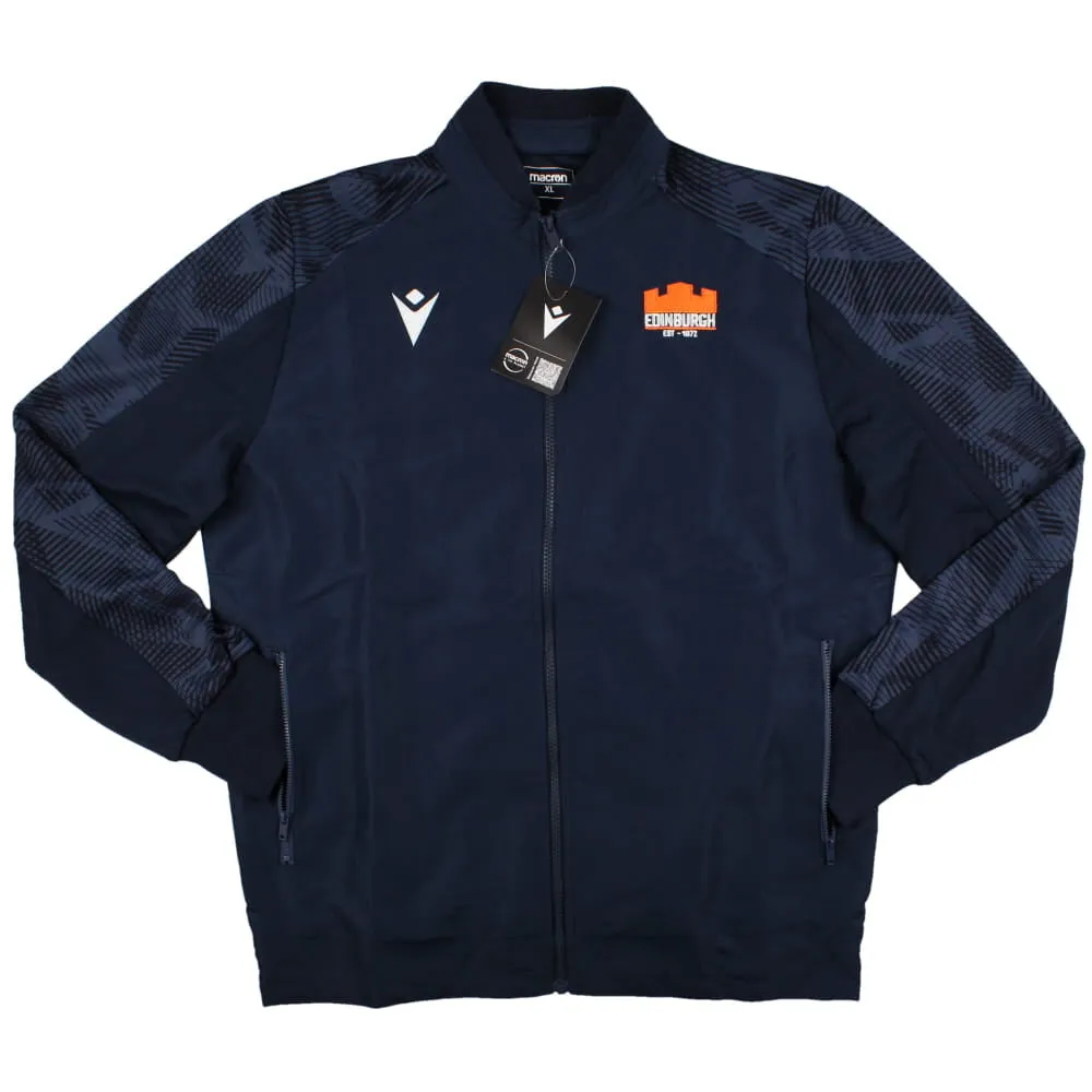 2022-2023 Edinburgh Rugby Warm Up Anthem Jacket (Navy)