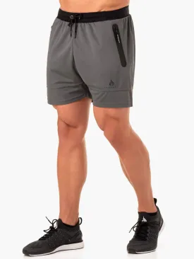 Action Mesh Short - Charcoal