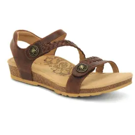 Aetrex Jillian Women's Sandals - Walnut