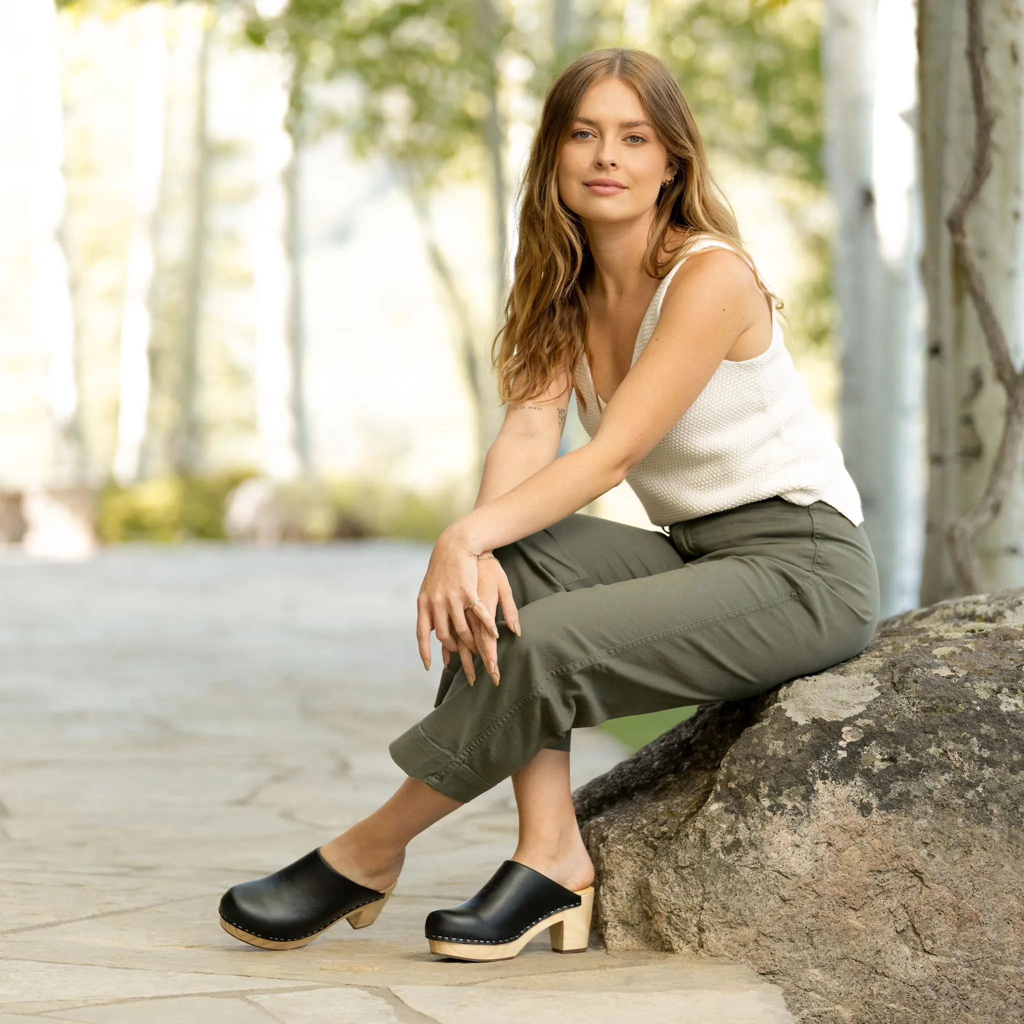 All-Day Heeled Clog Black