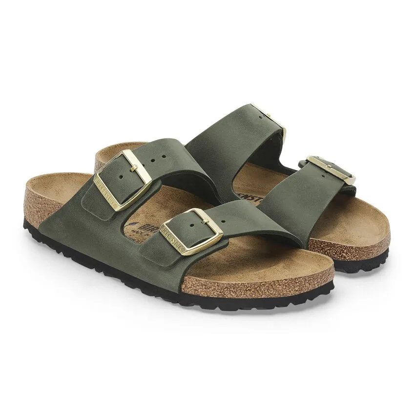 Arizona Classic Footbed Sandal in Thyme Oiled Leather