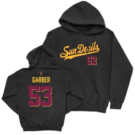 Arizona State Baseball Black Script Hoodie  - Jonny Garber