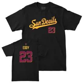 Arizona State Baseball Black Script Tee - Brok Eddy