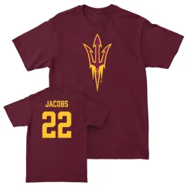 Arizona State Baseball Maroon Legacy Tee - Ben Jacobs