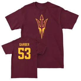 Arizona State Baseball Maroon Legacy Tee  - Jonny Garber