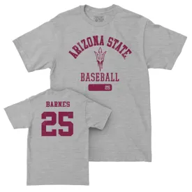 Arizona State Baseball Sport Grey Varsity Tee - Bradyn Barnes