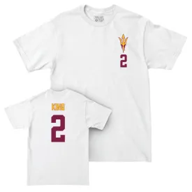 Arizona State Baseball White Logo Comfort Colors Tee - Matt King