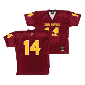 Arizona State Football Maroon Jersey - J'Mond Tapp