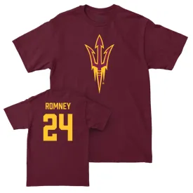 Arizona State Football Maroon Legacy Tee - Tate Romney