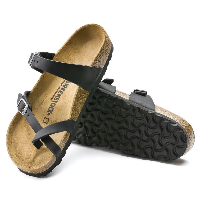 Birkenstock Mayari Black Oiled Regular Women's