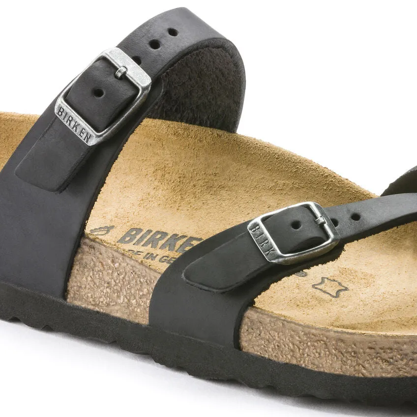 Birkenstock Mayari Black Oiled Regular Women's