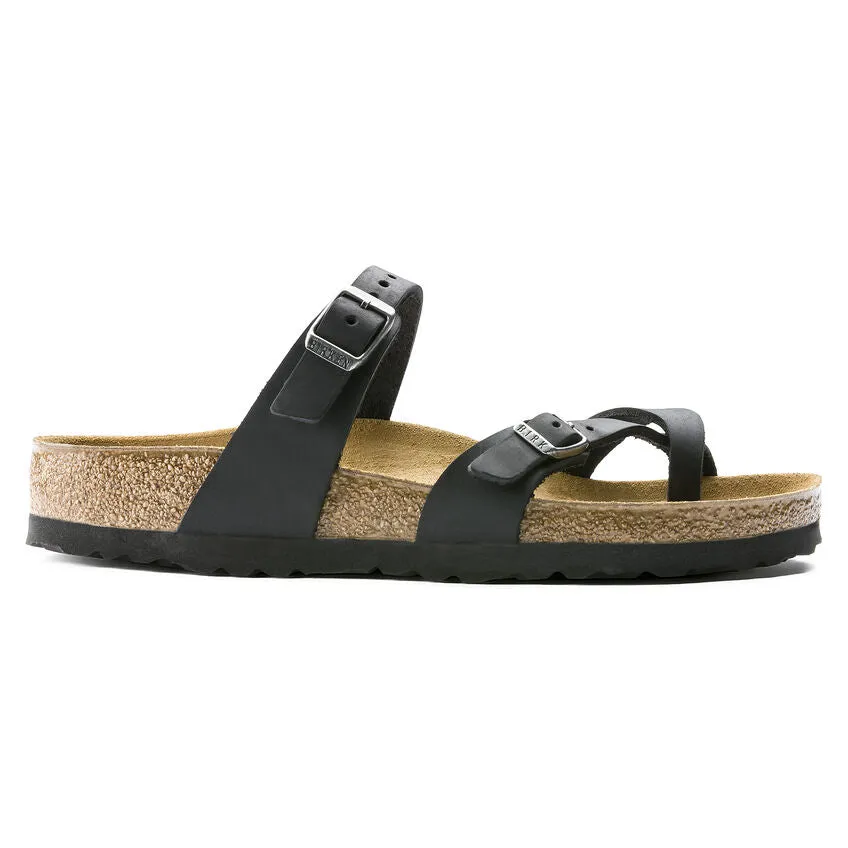 Birkenstock Mayari Black Oiled Regular Women's