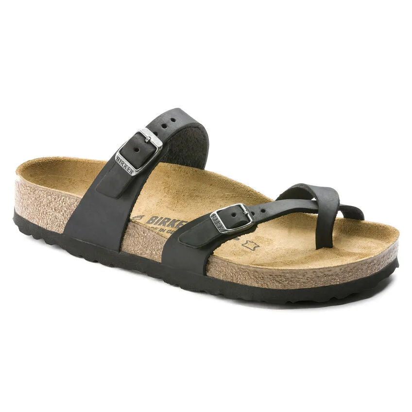 Birkenstock Mayari Black Oiled Regular Women's