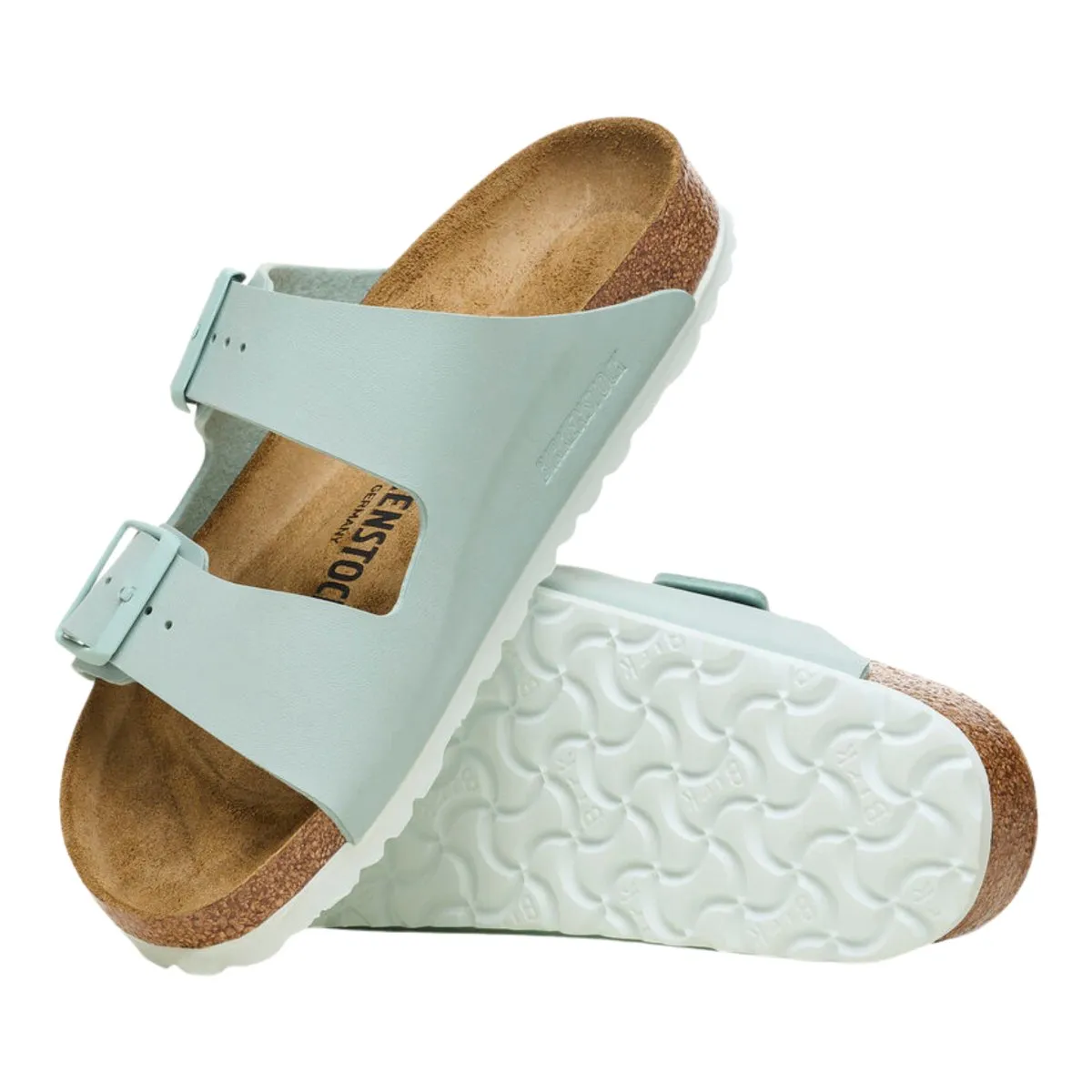 Birkenstock Women's Arizona Birko-Flor Surf Green