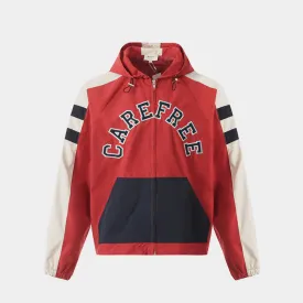 Carefree | Retro Athletic Zipper Hoodie