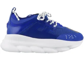 Chain Reaction Blue Mesh Rubber Suede