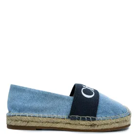 Chloe Denim Blue Espadrille