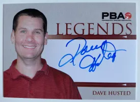 Dave Husted 2008 Rittenhouse PBA Legends Autograph Bowling Card