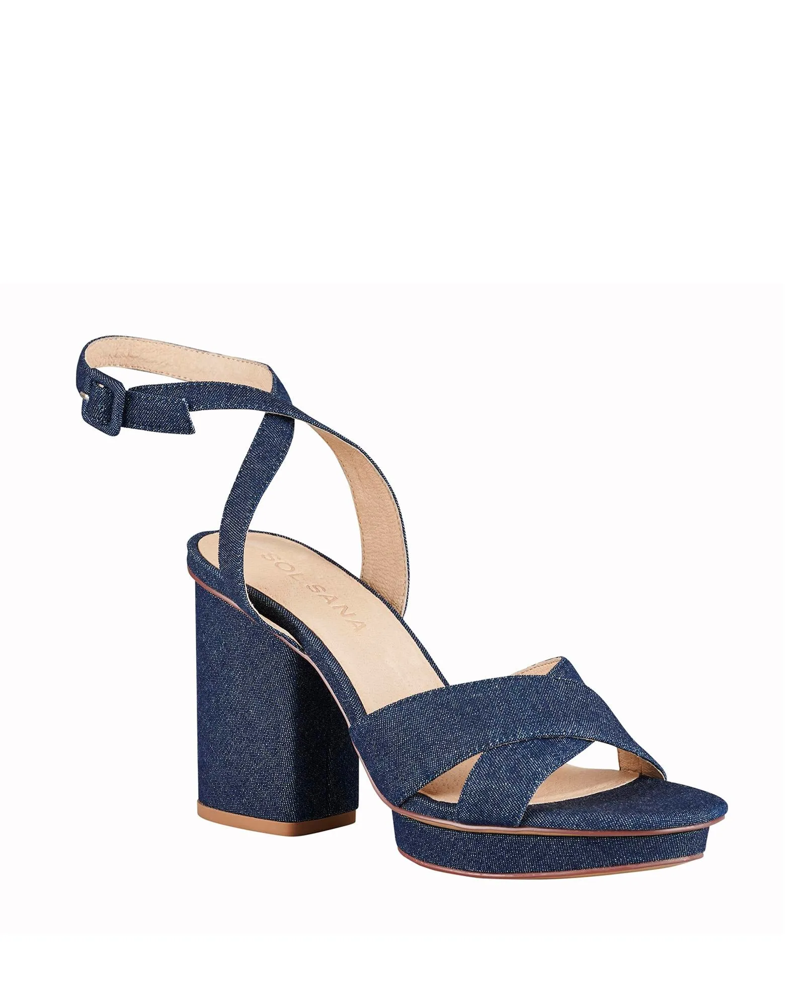 Eden Platform Heel Denim