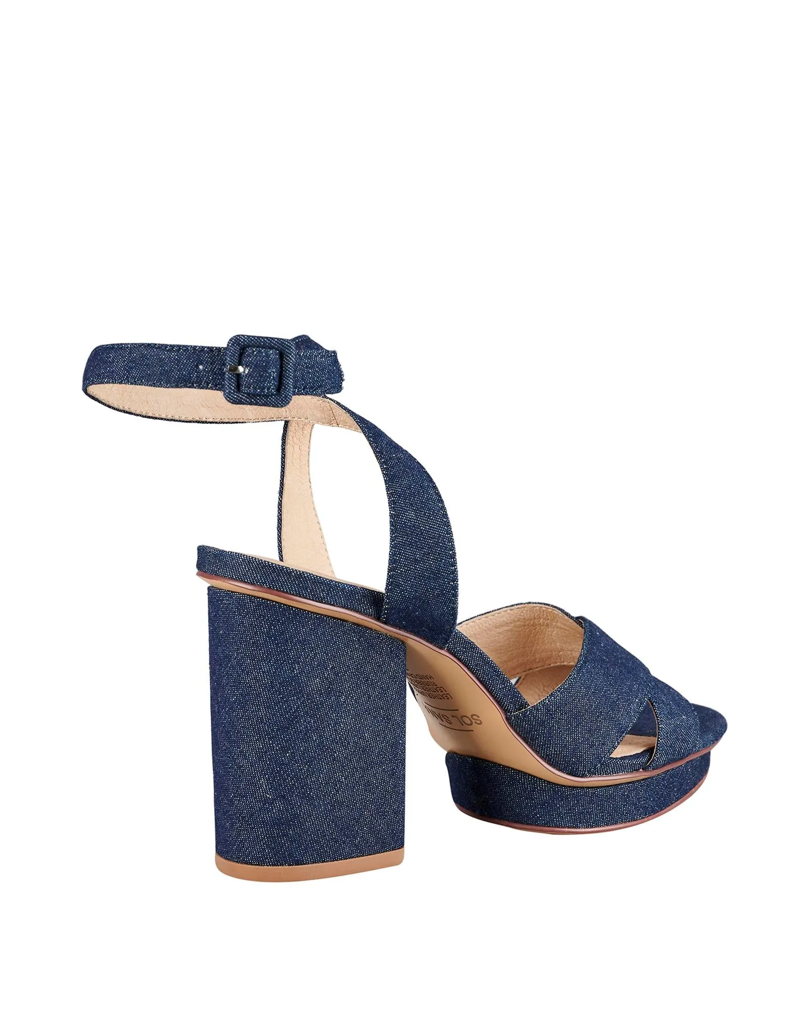 Eden Platform Heel Denim