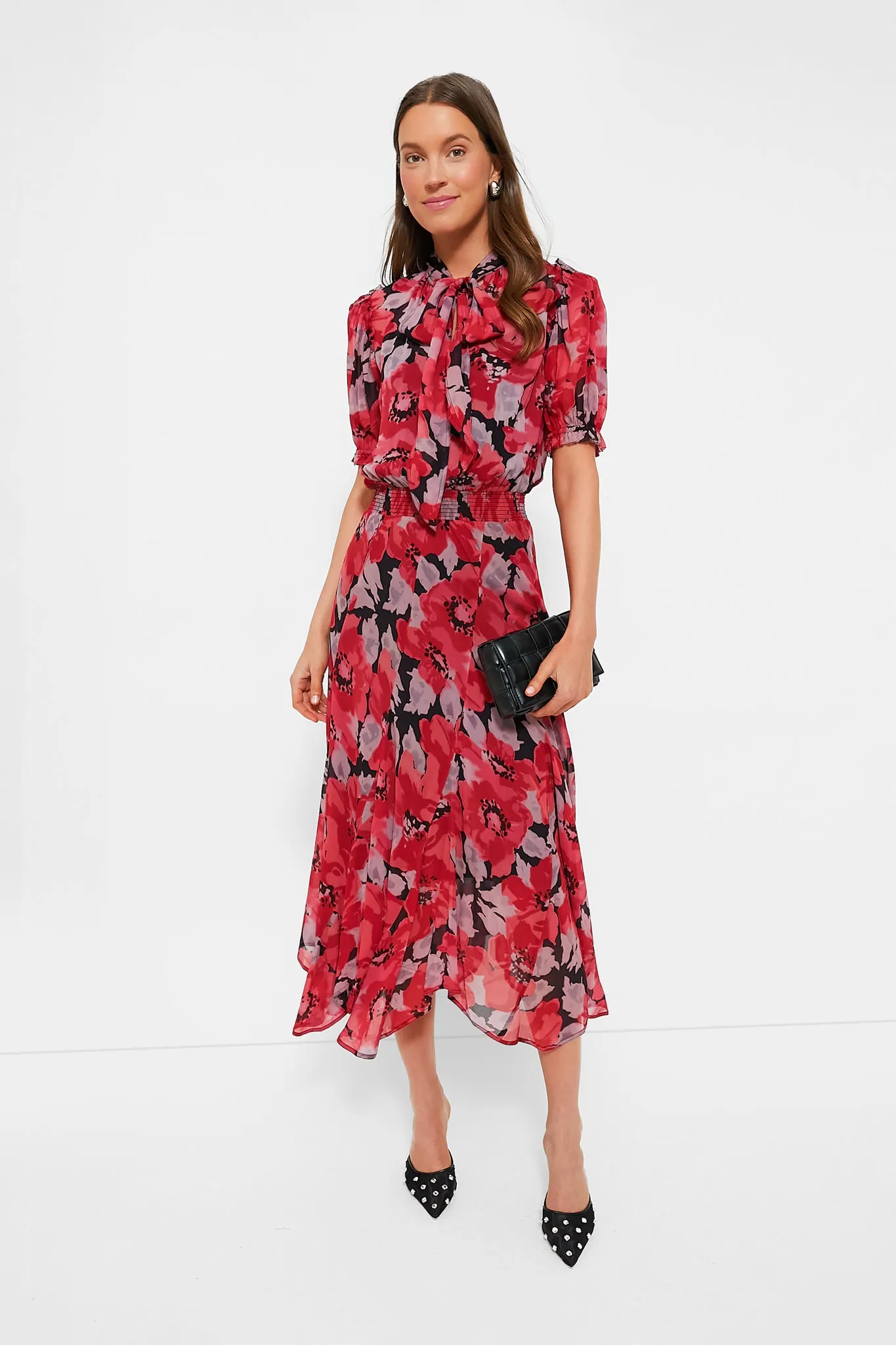 Fall Poppy Printed Irne Dress