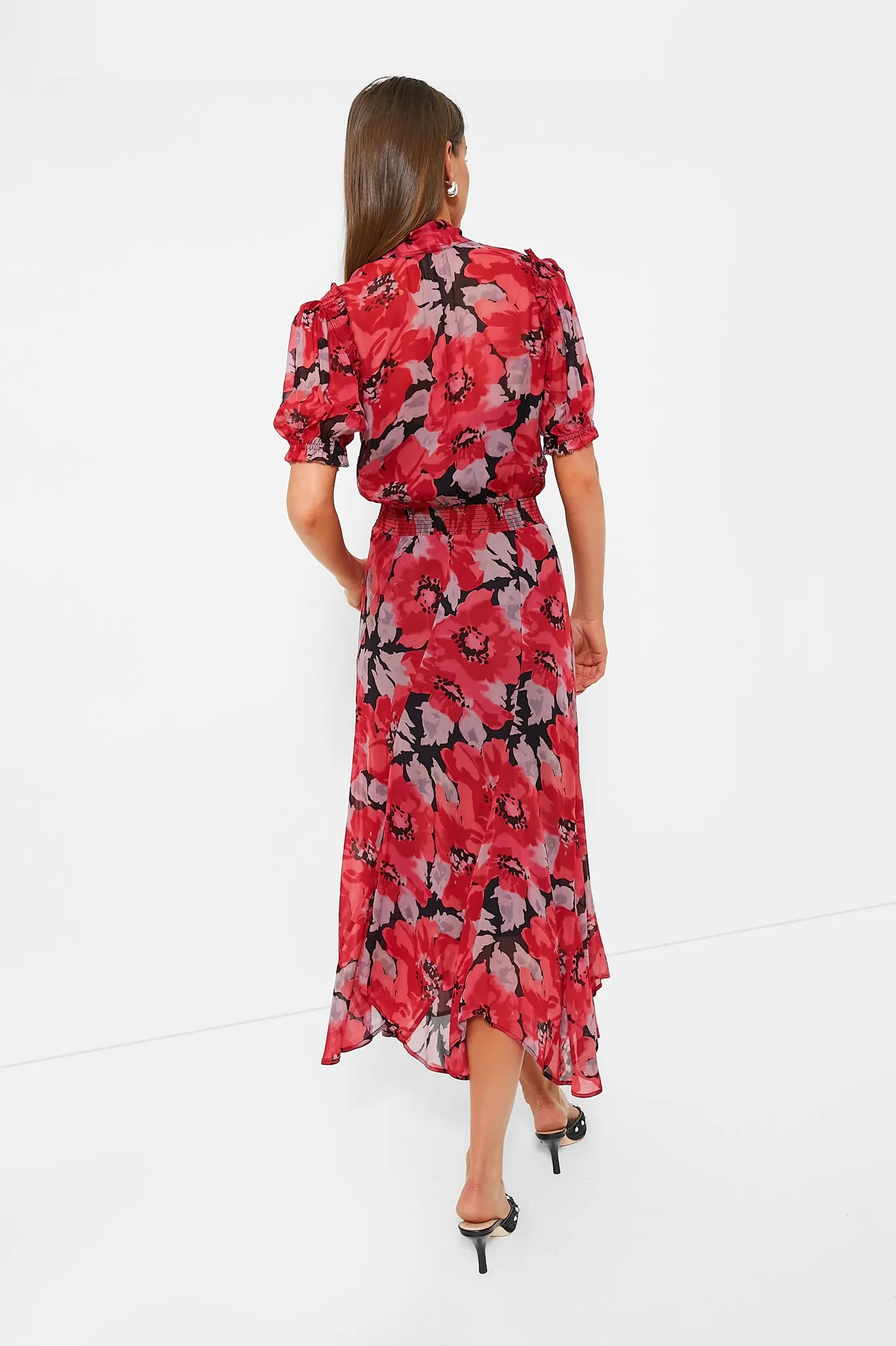 Fall Poppy Printed Irne Dress