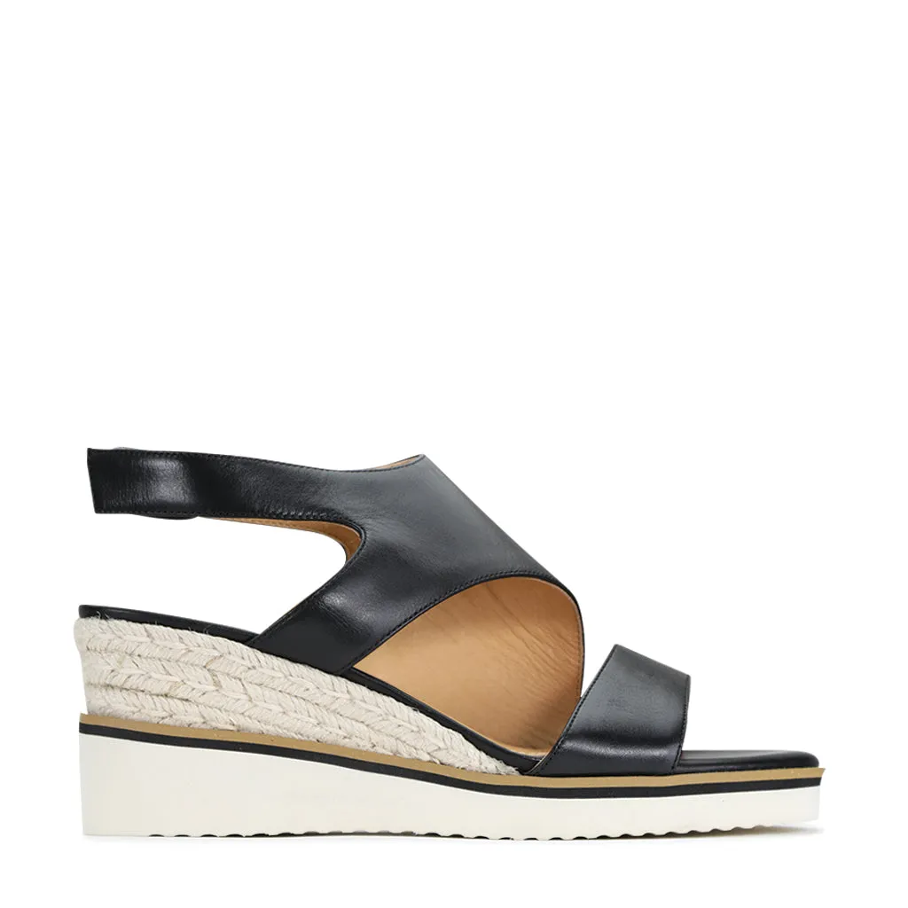 Lazaar Leather Sling Back Sandals