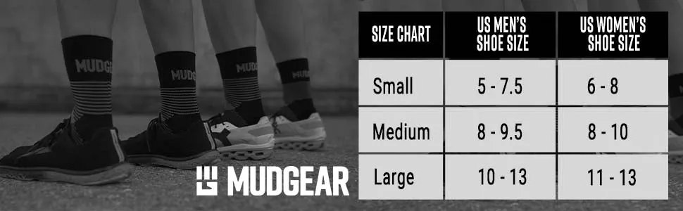 MudGear Hybrid Training Sock (RED)