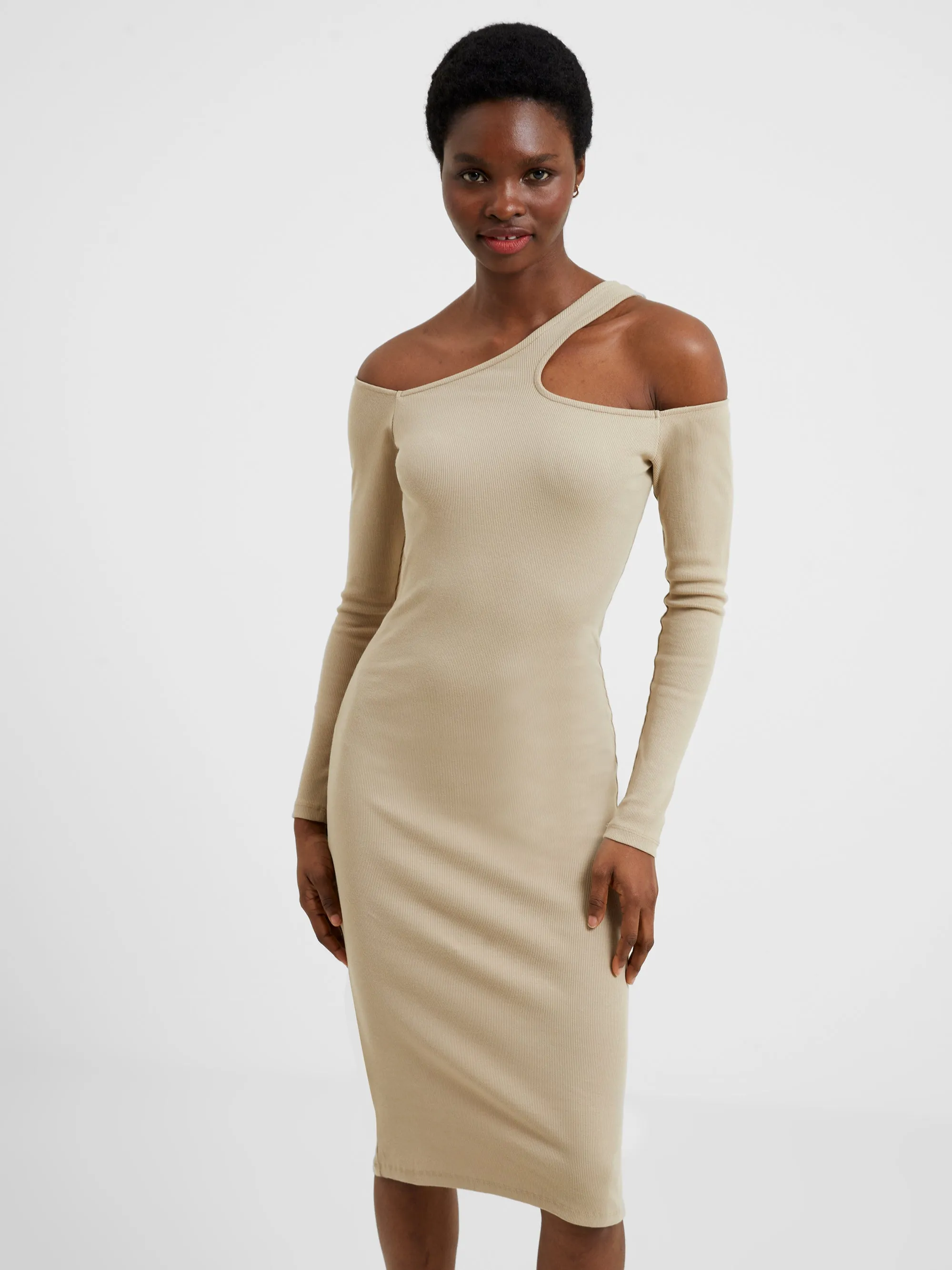 Rassia Sheryle Cut Out Midi Dress