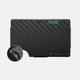 Ridge Wallet - Voodoo Green Carbon 003