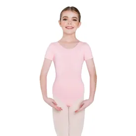 Studio 7 Children's Short Sleeve Leotard - Pale Pink