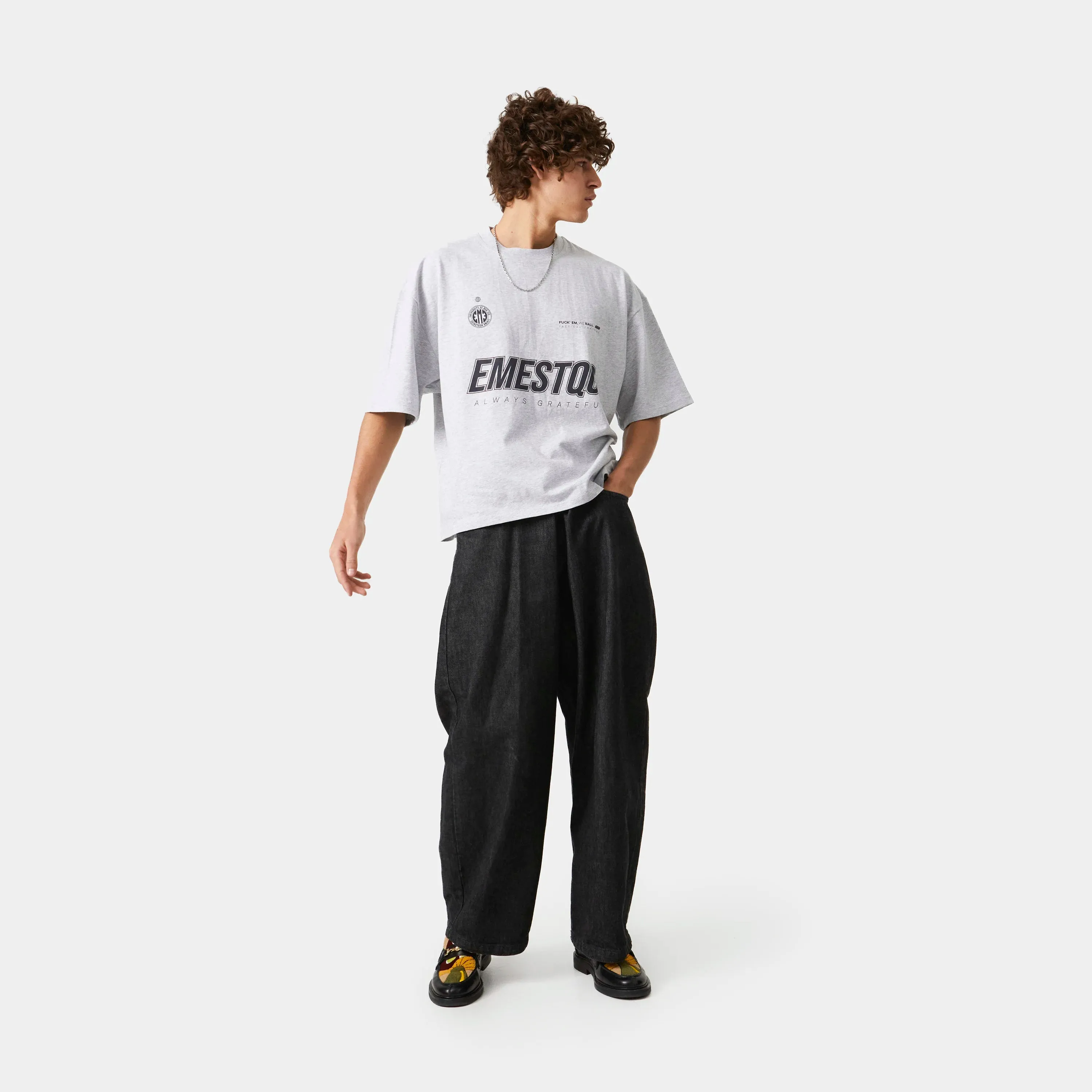 Tactical Heather Oversized Tee