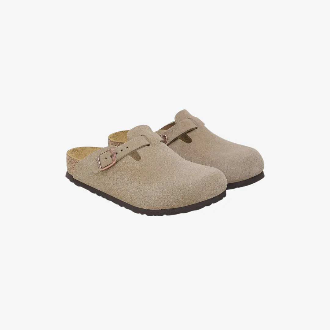 toddler birkenstock boston kids bs (taupe)