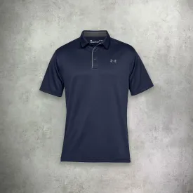 Under Armour Tech Polo Navy Blue