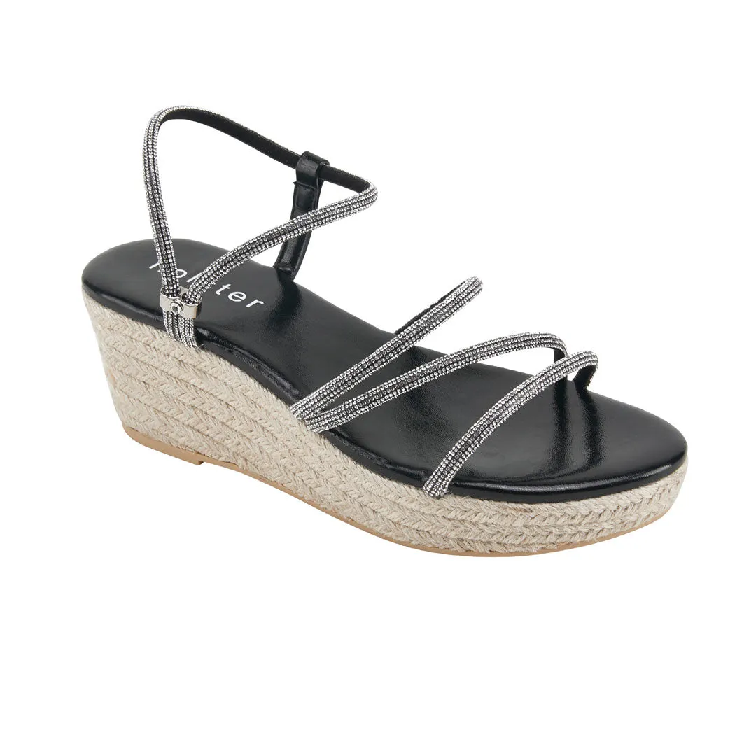 Viva Espadrille - Black