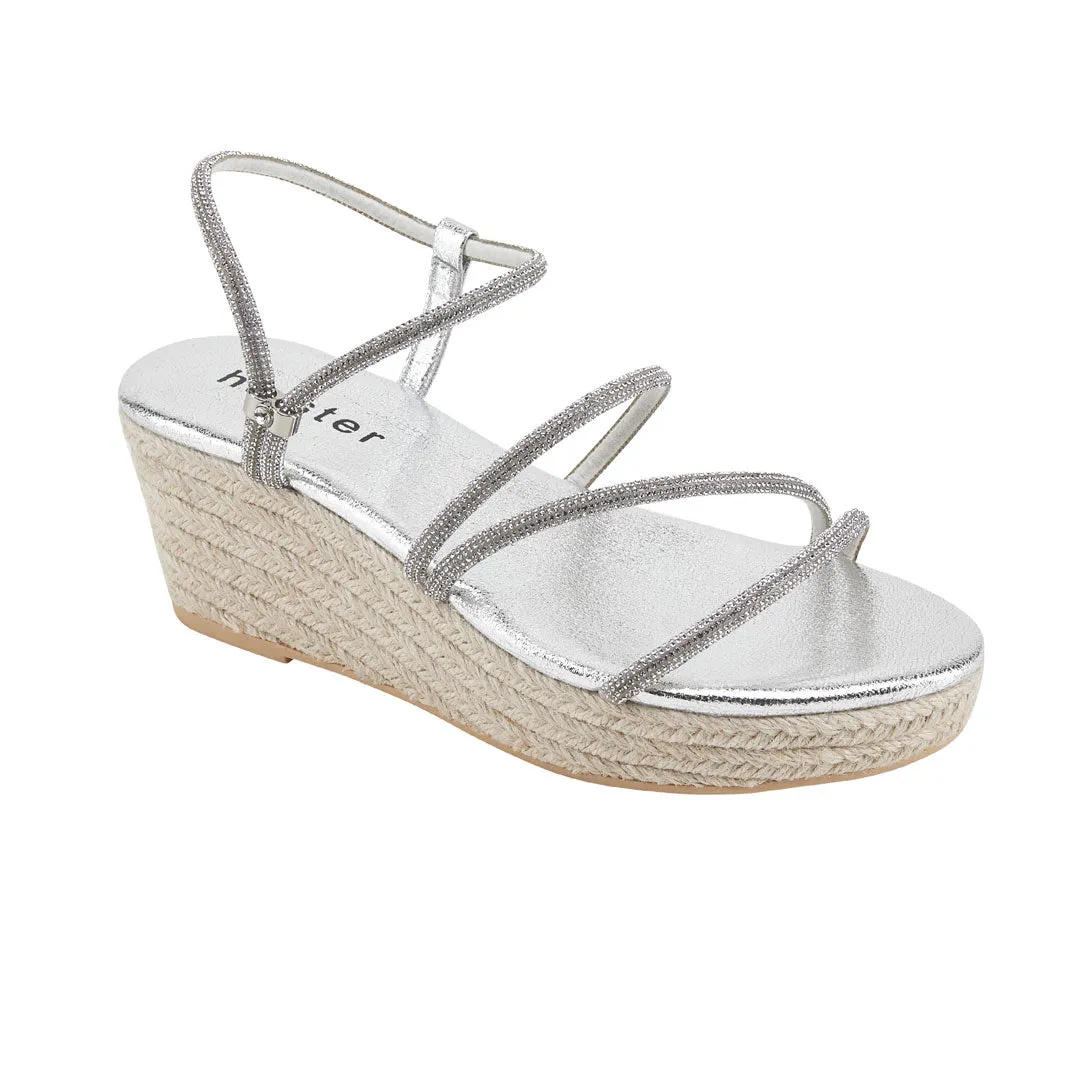 Viva Espadrille - Silver