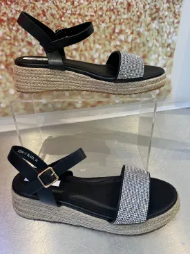 Wedge Diamante  Sandal