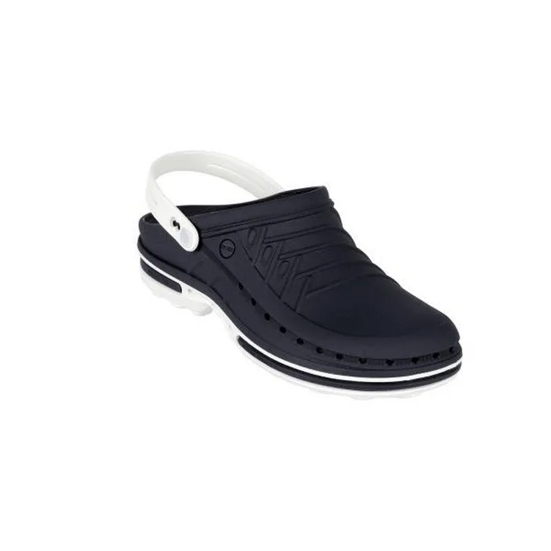 Wock Clog Navy Slip On