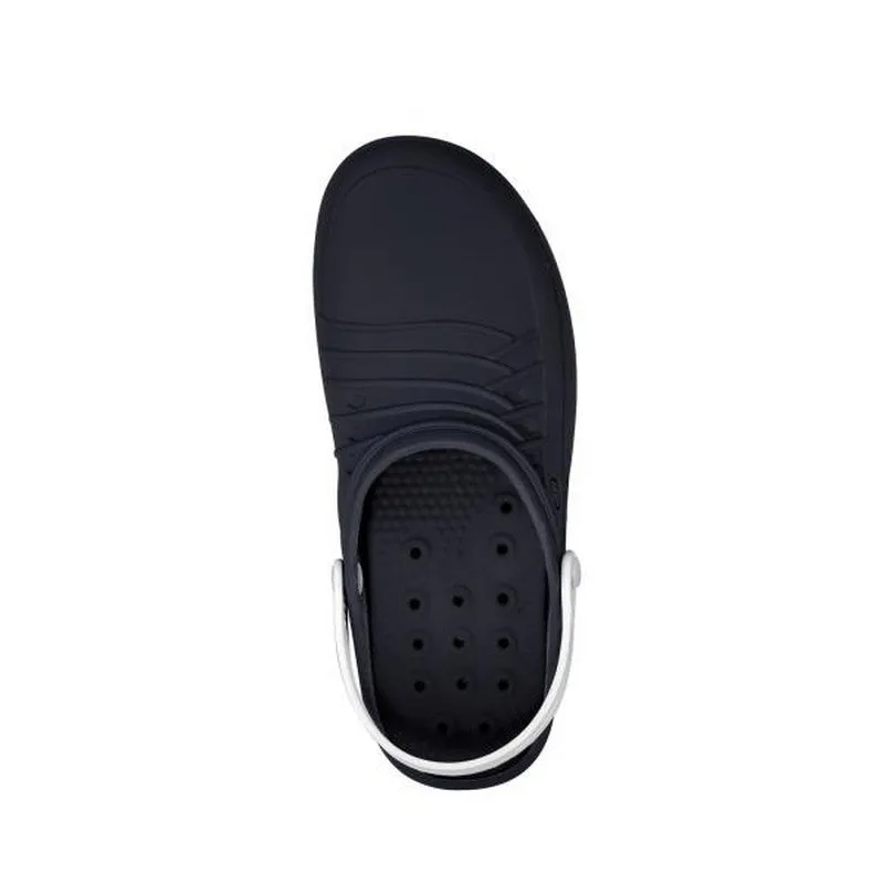 Wock Clog Navy Slip On