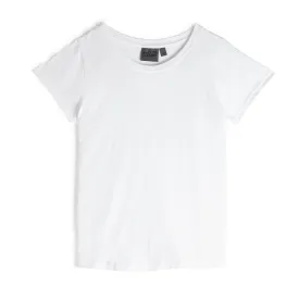 Women's - Circular Knit Ballet Tee - Double Ring-Spun Cotton - White