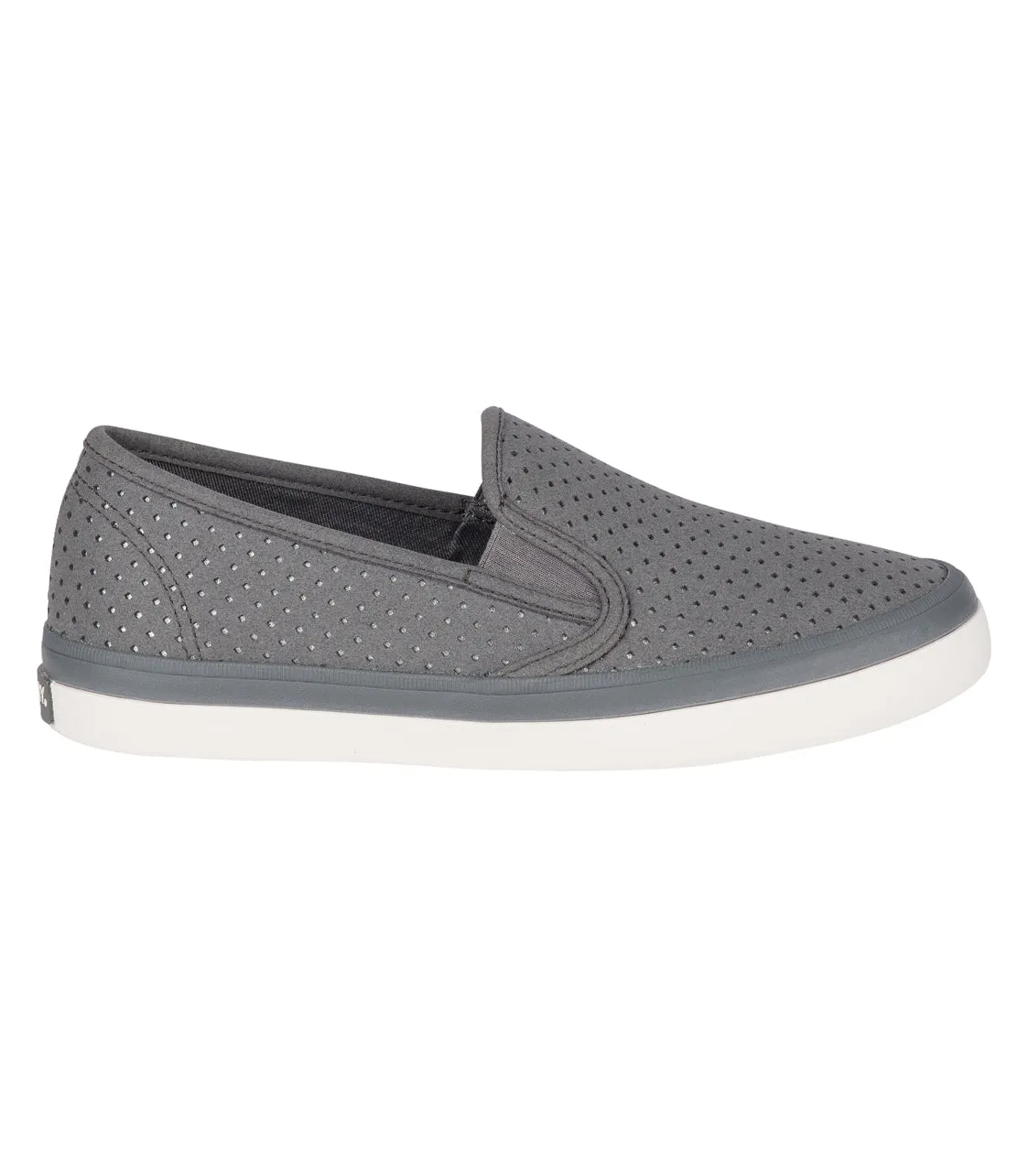 Women's Seaside Perforated Varsity Sneaker - Grey (STS84404)